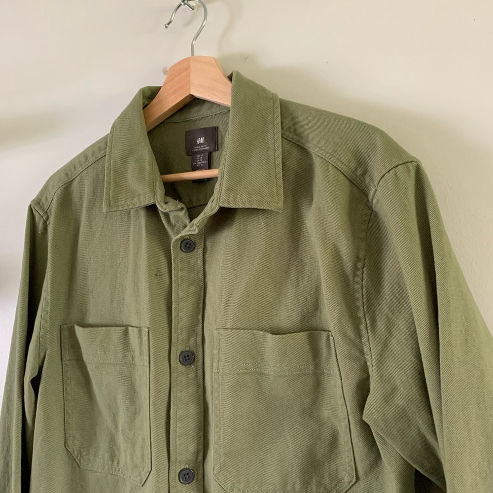 H&M Heavyweight Button Up - Picture 2 of 4
